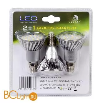 Лампа Lucide E14 4W 220V 3000K 370Lm 50413/13/31