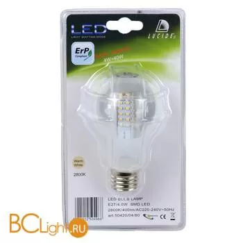 Лампа Lucide E27 4W 220V 3000K 400Lm 50420/04/60