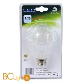 Лампа Lucide E27 4W 220V 3000K 400Lm 50420/04/67