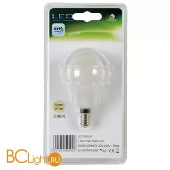 Лампа Lucide E14 3W 220V 3000K 300Lm 50450/03/67