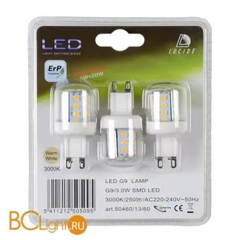 Лампа Lucide G9 3W 220V 3000K 250Lm 50460/13/60