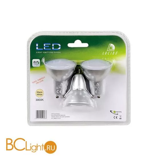 Лампа Lucide GU10 3W 3000K 220Lm 49001/13/31