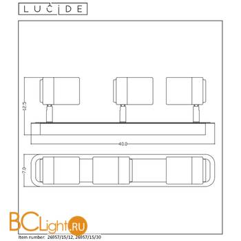 Потолочный светильник Lucide Lennert 26957/15/30 - Схема