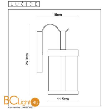 Бра Lucide Lindelo 29825/01/30 - Схема