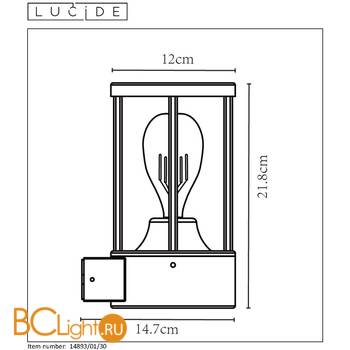 Настенный светильник Lucide Lori 14893/01/30 - Схема