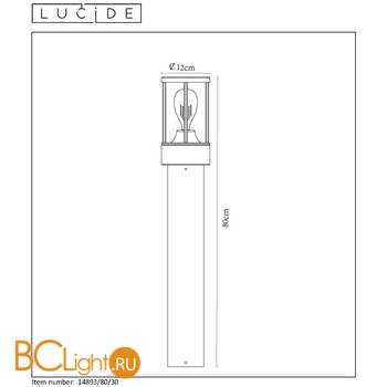 Садово-парковый фонарь Lucide Lori 14893/80/30 - Схема