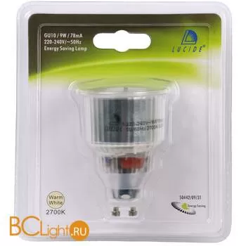 Лампа Lucide GU10 9W 2700K 210Lm 50442/09/31