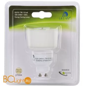 Лампа Lucide GU10 7W 2700K 230Lm 50446/07/31