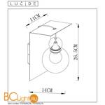 Бра Lucide Mads 77270/01/31 - Схема