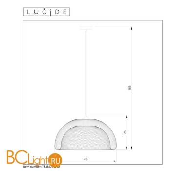 Подвесной светильник Lucide Mesh 78387/01/30 - Схема