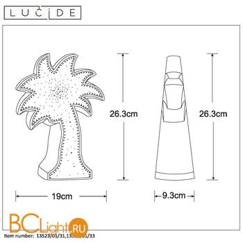 Настольная лампа Lucide Palm 13523/01/31 - Схема