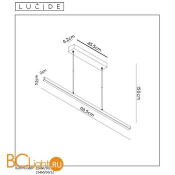 Подвесной светильник Lucide Sigma 23460/30/12 - Схема