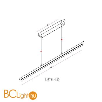 Подвесной светильник Lucide Sigma 23460/30/31 - Схема