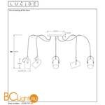 Подвесной светильник Lucide Swapp 45466/05/30 - Схема