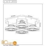Потолочный светильник Lucide Versum 22960/40/31 - Схема