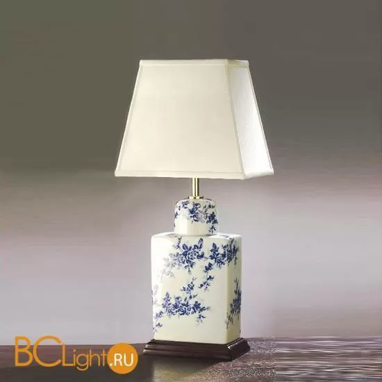 Настольная лампа Lui's Collection Flower LUI/BLUE FLOWER + LUI/LS1007
