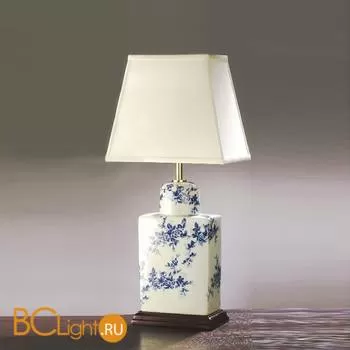 Настольная лампа Lui's Collection Flower LUI/BLUE FLOWER + LUI/LS1007