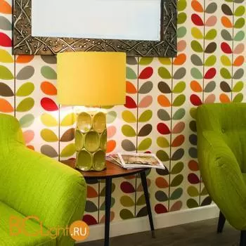 Настольная лампа Lui's Collection Green Retro LUI/GREEN RETRO + HQ/DR35 IVYT7 - Фото 0