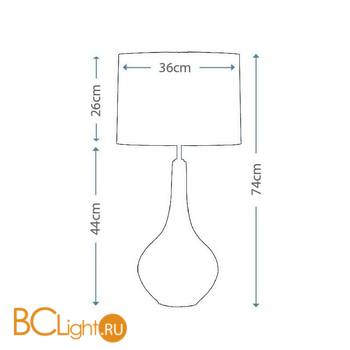 Настольная лампа Lui's Collection Job LUI/JOB + LUI/LS1087 - Схема