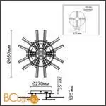 Потолочный светильник Lumion ALBERTA new 8029/95CL - Фото 0