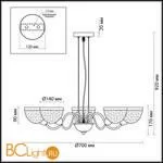 Люстра Lumion Alora 4461/5 - Фото 1