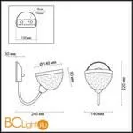 Бра Lumion Alora 4461/1W - Фото 1