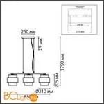 Подвесной светильник Lumion ANIMAISA new 8003/3A - Фото 0