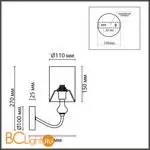 Бра Lumion ANRI new 6590/1W - Фото 0