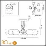 Люстра Lumion Ashton 4550/5C - Фото 1