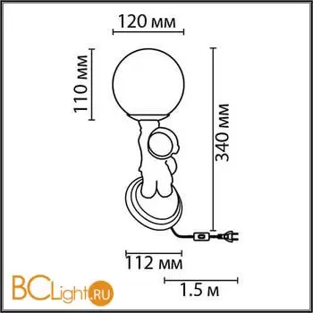 Настольный светильник Lumion ATLAS new 8207/1T - Фото 0