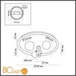 Потолочный светильник Lumion ATLAS new 6507/88CL - Фото 0