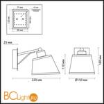 Бра Lumion Barensa 2975/1W - Схема