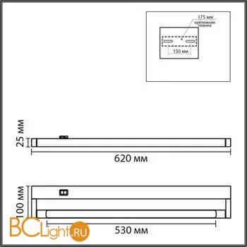 Настенный светильник Lumion BATHLI 8313/11WL - Фото 0