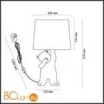 Настольная лампа Lumion BEAR 5662/1T - Фото 0