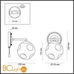 Бра Lumion BELINDA 5209/1W - Фото 0