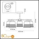 Люстра Lumion BESSIE 5215/5C - Фото 0