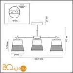 Люстра Lumion BESSIE 5215/3C - Фото 0