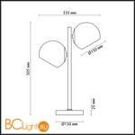 Настольная лампа Lumion Blair 3769/2T - Схема