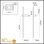 Настенный светильник Lumion BLAKE 5695/9WL - Фото 0