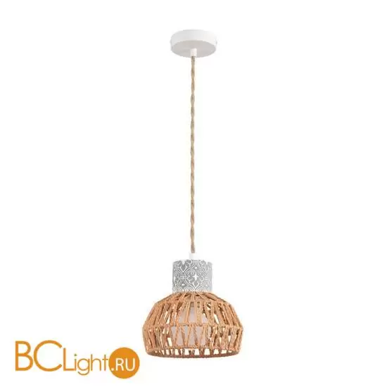 Подвесной светильник эко с плафоном 20см из джутового шнура под лампу E27 Limion ECO BOHO 8367/1A