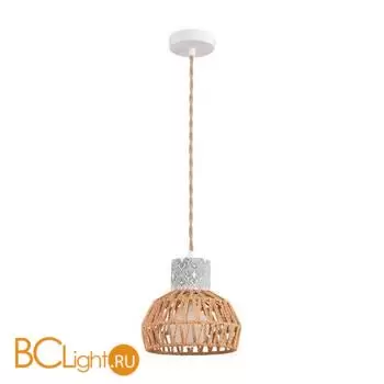 Подвесной светильник эко с плафоном 20см из джутового шнура под лампу E27 Limion ECO BOHO 8367/1A
