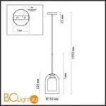 Подвесной светильник Lumion BORIS 5281/1 - Фото 0