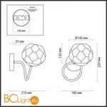 Бра Lumion Breana 4556/1W - Фото 1