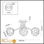 Люстра Lumion Breana 4557/3C - Фото 0