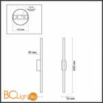 Настенный светильник Lumion Brielle 5609/10WL - Схема