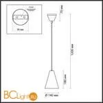 Подвесной светильник Lumion Brooks 5226/1 - Фото 0