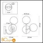 Бра Lumion Candice 4554/2W - Фото 1