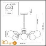 Люстра Lumion Candice 4554/6C - Фото 1