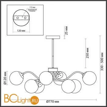 Люстра Lumion Candice 4554/8C - Фото 1