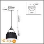 Подвесной светильник Lumion CANESTRA 8350/1A - Фото 0